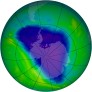 Antarctic Ozone 2010-10-09